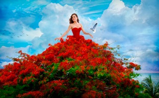 Click picture for a larger view, Ana-Lisa Wells, Flower Girl Composite