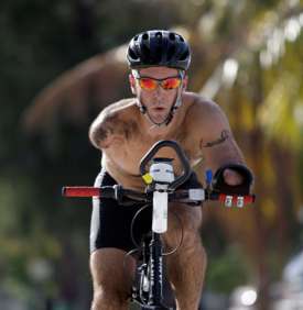 American triathlete Hector Picard