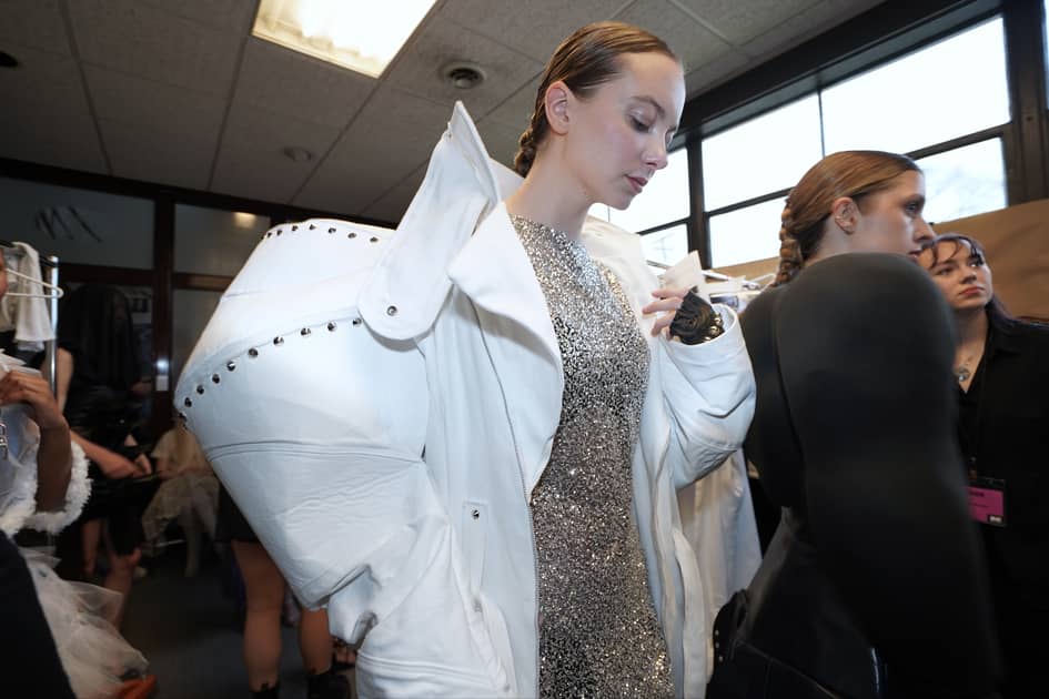 Apparel and accessory designs share the runway at College of Creative Studies