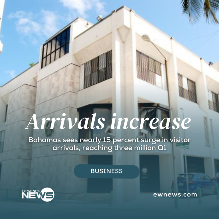 Bahamas sees nearly 15 percent surge in visitor arrivals, reaching three million in Q1