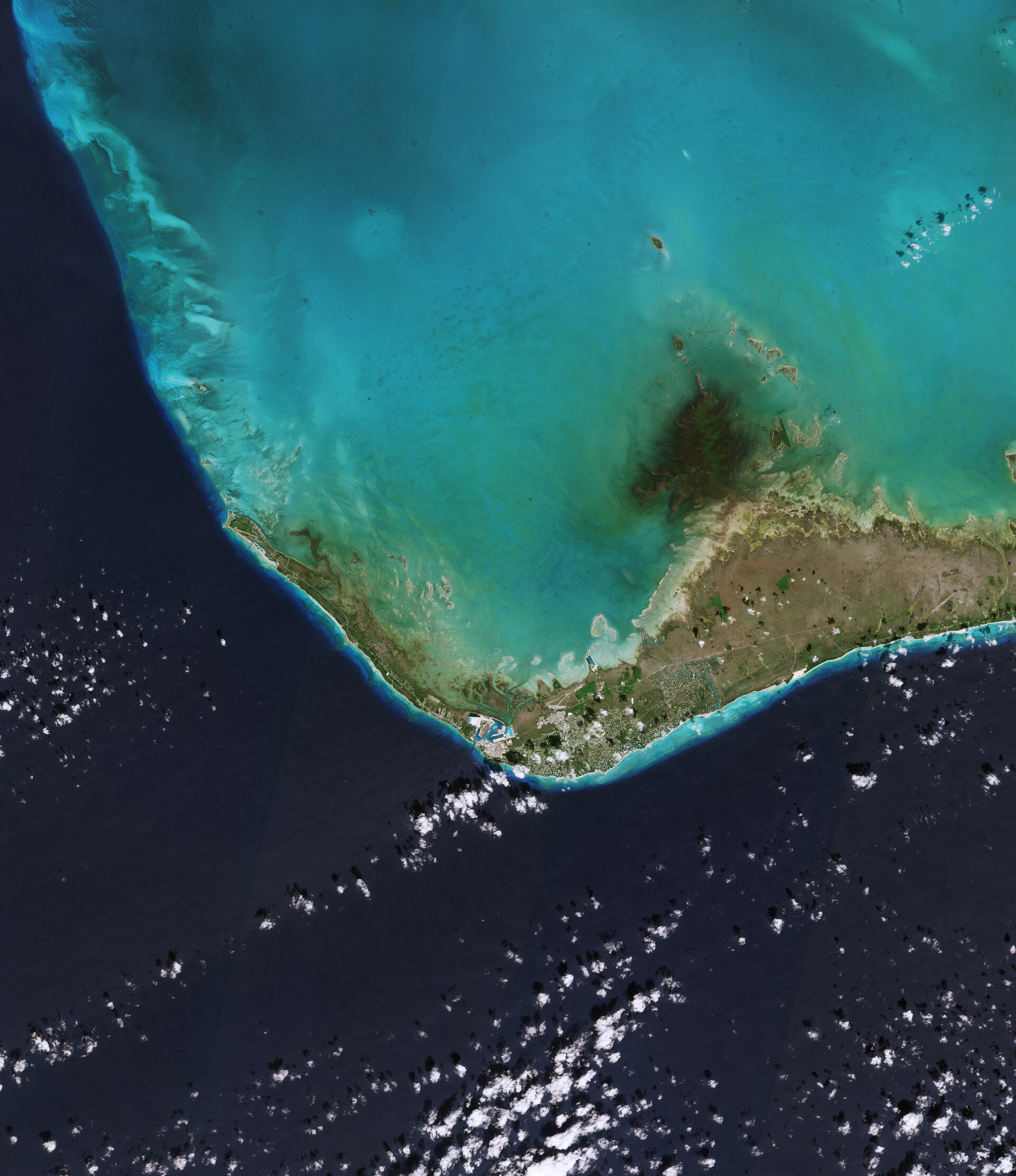 Earth from Space: Grand Bahama Island