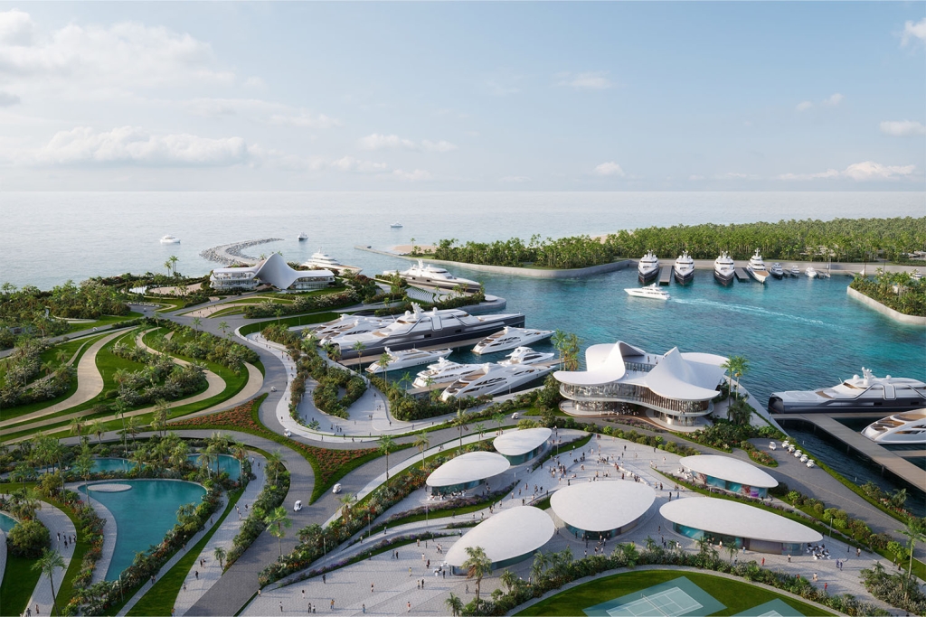 Habacoa partners with ZHA to build yacht club in Bahamas marina